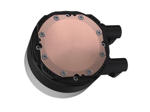 SilverStone Frost Knight 360mm All-in-one Liquid Cooler, 27 mm Radiator, ARGB CPU Liquid Cooler, for AMD AM4/AM5,Intel 115x/1200/1700/1851, Black