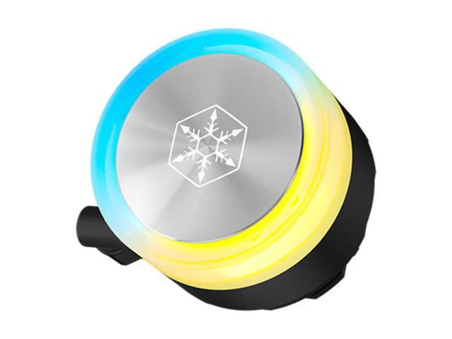 SilverStone Frost Knight 360mm All-in-one Liquid Cooler, 27 mm Radiator, ARGB CPU Liquid Cooler, for AMD AM4/AM5,Intel 115x/1200/1700/1851, Black