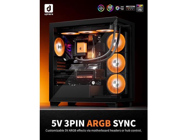 360mm AIO Liquid CPU Cooler - Intel LGA 1851/1700/2011 & AMD AM5/AM4, Magnetic Pump Cover, 5V ARGB SYNC, All-in-One Cable Mangement, 300W TDP...