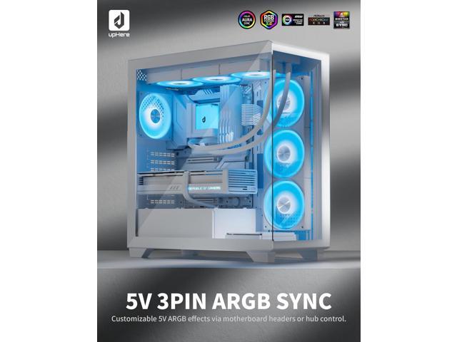 360mm AIO Liquid CPU Cooler - Intel LGA 1851/1700/2011 & AMD AM5/AM4, Magnetic Pump Cover, 5V ARGB SYNC, All-in-One Cable Mangement, 300W TDP...