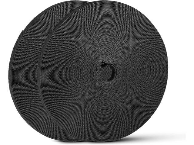 54 Yards x 1/2 Inch Reusable Cable Ties - Adjustable Cord Straps Cable Management Tape Cord Organization Straps Hook Loop Tape Cord Wrap for...