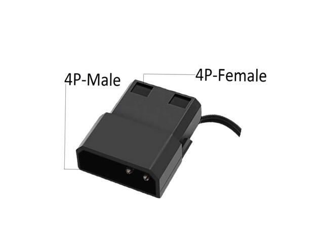 120x38mm PC Computer Fan DC 12V D Type 4Pin Cooling Fan High Speed Brushless Exhaust Fan For Computer Case 3500RPM 148CFM