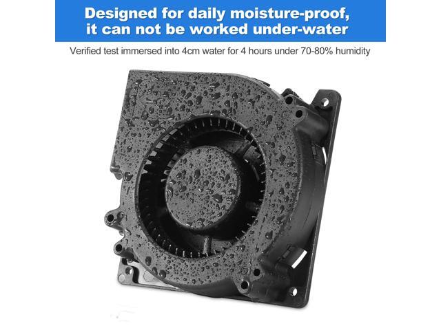 120mm 5V USB Powered Blower Fan with Wall Adapter and Speed Controller 120mm x 32mm 4.72inch Moisture-Proof Brushless Cooling Fan for Inflatables...