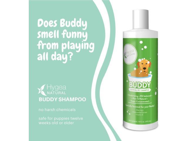 Hygea Natural Buddy Dog Shampoo - Nourishing Pet Shampoo for Dogs Oatmeal Formula with Aloe and Vitamin E Natural Ingredients, 16 oz