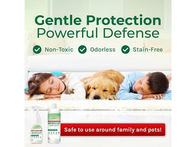 Hygea Natural Extra Strength Bed Bug, Lice and Mite Spray Treatment kit - Natural Non Toxic, Safe & Odorless. Includes: 24 Oz bed bug spray and 32...