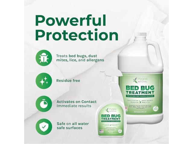 Hygea Natural Bed Bug, Mites and Lice DIY Extermination Kit - Non-Toxic, Odorless, Safe for children and pets, Non-Staining, Usable on All water...