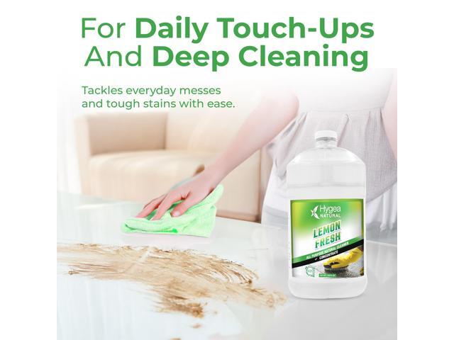 Hygea Natural Lemon Fresh All-Purpose Cleaner & Degreaser - Multi-Surface -Non Toxic Floor Cleaner - Remove Soil, Dirt and Grease- Wet Gloss...