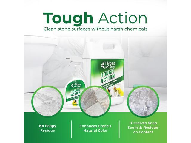 Hygea Natural Tough Action Tile & Grout Deep Cleaning - Removes Dirt & Scum without Harsh Chemicals - Cleans and Conditions Stone without Residue -...