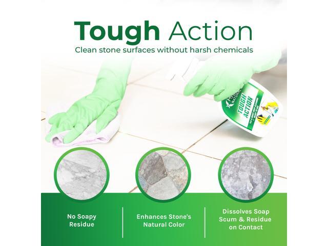 Hygea Natural Tough Action Tile & Grout Deep Cleaning - Removes Dirt & Scum without Harsh Chemicals -Cleans and Conditions Stone without Residue -...