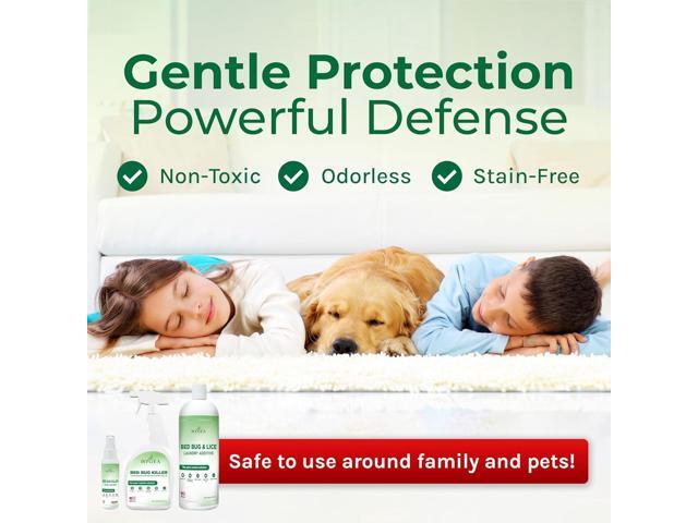Bed Bug and Mite Treatment Kit by Hygea Natural ; Includes 24oz spray, Laundry Additive & Travel Spray - Odorless, Non Toxic, Safe for children and...