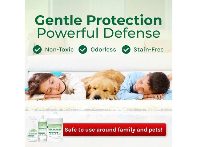 Hygea Natural Exterminator Combo Pack, Non Toxic Treatment, Natural Bugs & Lice Eradicator, Includes Bed Bug Spray 24 oz, Refill 128 oz & Laundry...