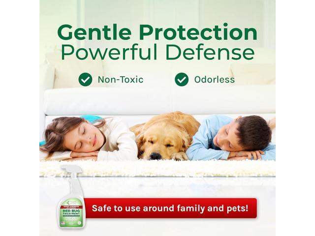 Bed Bug & Mite Extra Strength 24oz Spray by Hygea Natural New Formula 66% Stronger- Stain & Scent Free Treatment Natural Formula - Child & Pet...