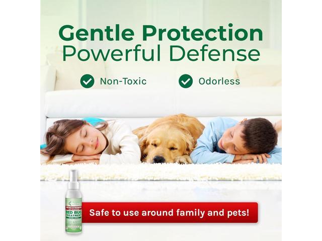 Hygea Natural Non-Toxic Bed Bug, Mite, and Lice killer - Extra Strength 3oz Travel Spray - TSA approved - New Formula 66% Stronger- Stain & Scent...