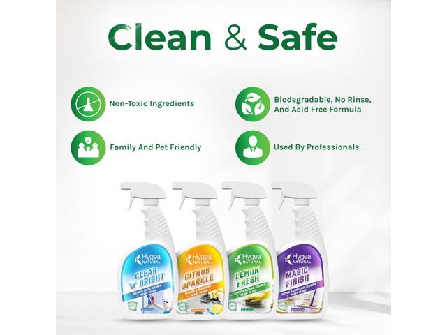 Natural Cleaning Starter Kit Natural Cleaning Starter Kit; includes Window, Degreaser, All Purpose and Tile Cleaner by Hygea Natural