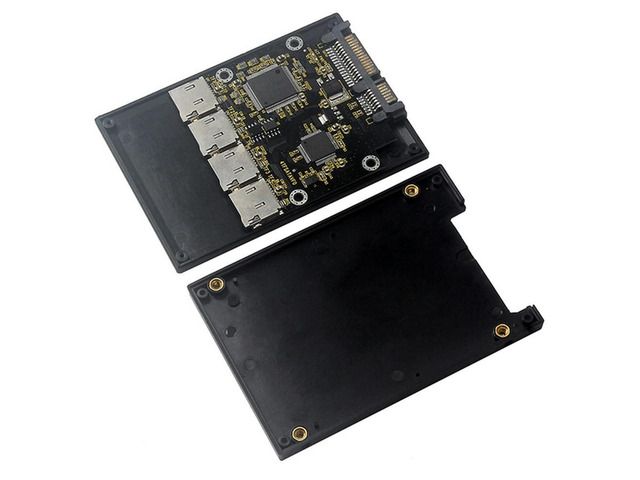 OIAGLH 2.5 Inch 4 TF To SATA Adapter Card Self-Made SSD Solid State Drive For Micro-SD To SATA Group RAID Card