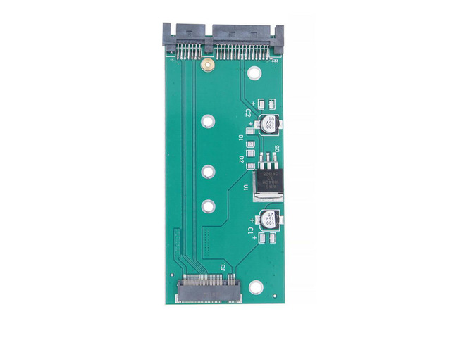 OIAGLH M2 SATA Adapter Raiser M2 to SATA Adapter M.2 to SATA Adapter M.2 NGFF Converter 2.5 SATA3.0 6G Card B Key for 2230-2280 M2 SSD