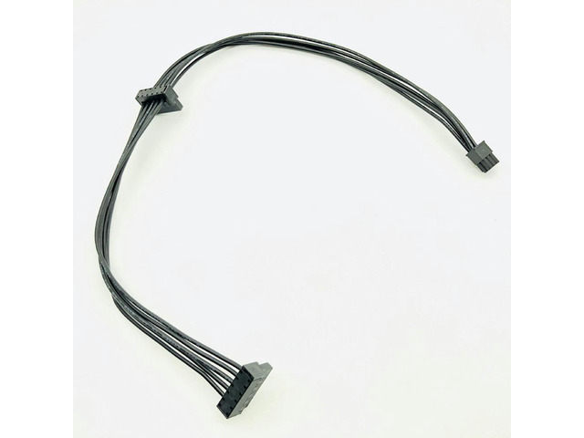 6Pin to Dual SATA 15Pin Power Cable for Vostro 3070 3670 3967 3977 3980 Desktop Computer HDD SSD Power Supply Cable Adapter