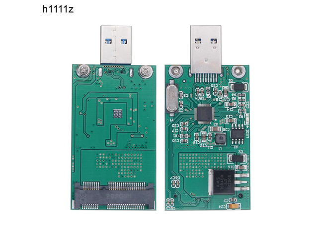 OIAGLH mSATA USB Adapter mSATA SSD Adapter Converter Card mSATA to USB 3.0 Riser Board 6G Mini m-SATA SSD Case for 512GB 1TB m-SATA SSD