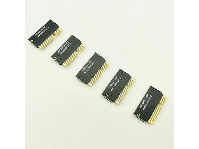 5PCS For Macbook SSD Adapter Card For SSD Adapter For Macbook Air 2012 A1398 A1425 6Pin+17Pin M.2 M2 SSD Adapter Converter