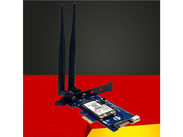 Card PCI Express Network Card Wireless Adapter Mini PCIE to PCI-E X1 Adapter + SIM Card Slot for 3G/4G/LTE Card Module