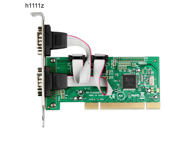 PCI Serial Card 2 Port RS232 Serial Card PCI to COM Ports 9Pin RS232 Dual Port Industrial Serial Expansion Card MCS9865 Chip