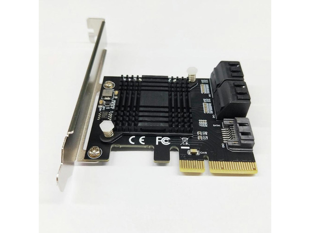 OIAGLH H1111Z Add On Cards PCIE SATA Controller PCI-E SATA Hub/Card PCIE to SATA 3.0 Card 5-Ports SATA3 SSD PCI Express X4 Gen3 Adapter