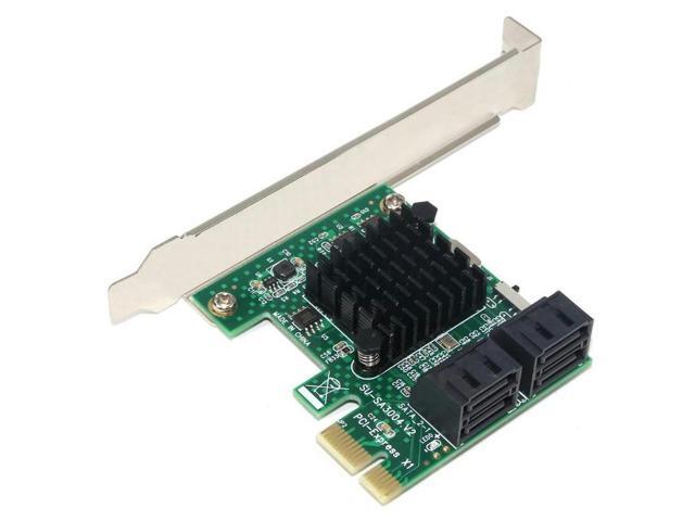 OIAGLH 4 port SATA 3.0 to PCIe expansion Card PCI express PCI-E SATA Adapter PCI-e SATA 3 Converter for hdd SSD IPFS Mining Controller