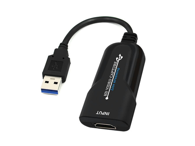 Mini Video Capture Card USB 2.0 to HDMI Video Grabber Recorder Box For PS4 Game DVD Camcorder HD Camera Recording Live Streaming