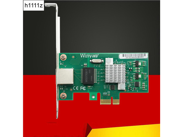 1000Mbps Gigabit PCIE Network Card Ethernet PCI Express 10/100/1000M RJ45 LAN Adapter Converter Network Controller WY573T 82574L