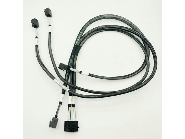 Mini SAS Cable 12Gbps HD MiniSAS SFF-8643 To SFF-8643 SATA HD Cable for Server HDD SSD RAID Card Computer Transmission SAS Cable