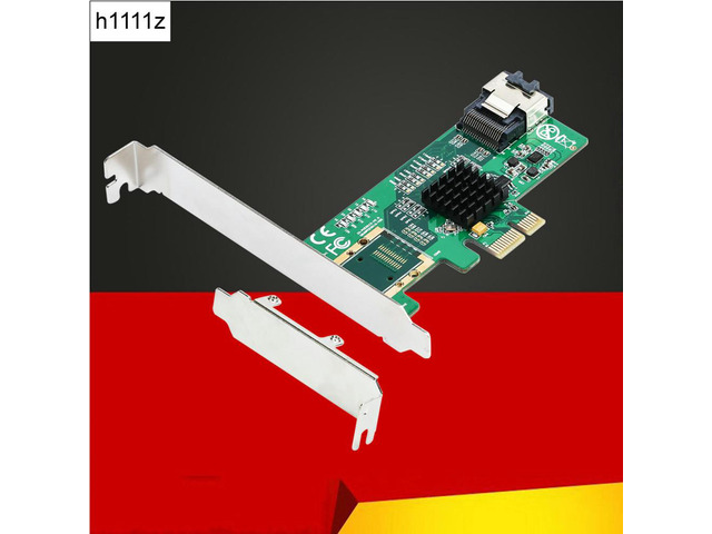 PCIE SATA Expansion Card PCI Express X1 to SFFF-8087 4 Port SATA3.0 6Gb Controller Marvell 9215 Chip Converter Riser for HDD SSD