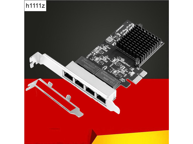 PCI Express 10/100/1000Mb Network Card 1000Mbps PCIE X1 RJ45 Quad Gigabit Ethernet Network Adapter Lan NIC RTL8111H Chips for PC