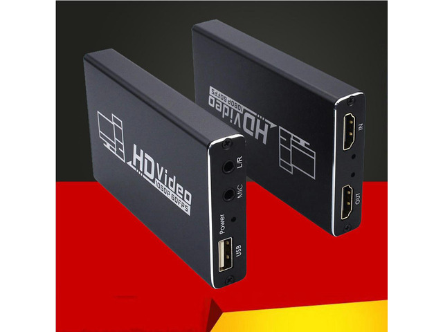 Video Card 4K 1080P HDMI Capture Card Live Streaming USB Video Capture Card Device Game Capture HDMI to USB 2.0 Dongle Recorder