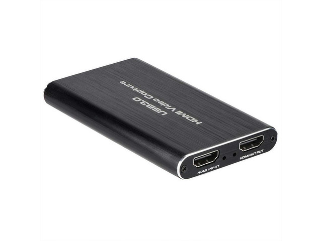 4K HDMI Game Capture Card USB3.0 1080P Reliable Portable Capture Card Device for Streaming Live Broadcasts Video Recording