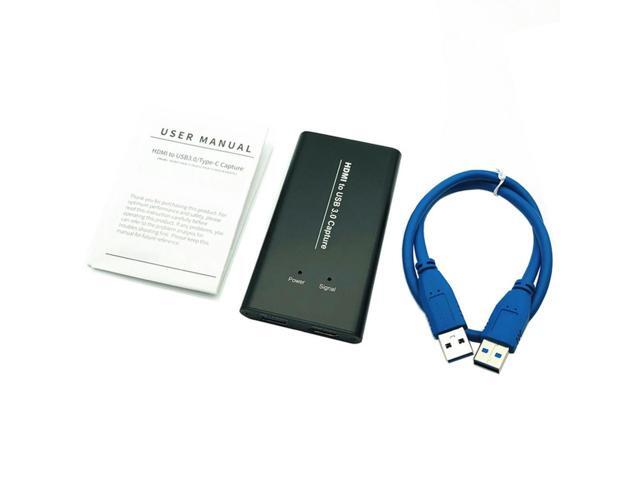 Video Capture Card USB 3.0 HDMI 1080P 60FPS Game Record Recorder Dongle Box USB 3.0 PC Streaming Live Stream Broadcast MIC Input