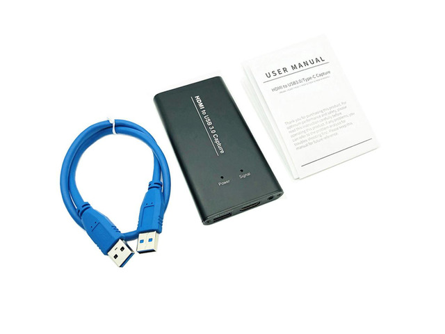 USB 3.0 Game Capture Card Video Capture HDMI 4K Input 1080P Record Live Streaming Mic 3.5mm for Camera PC PS3 PS4 TV Xbox Switch