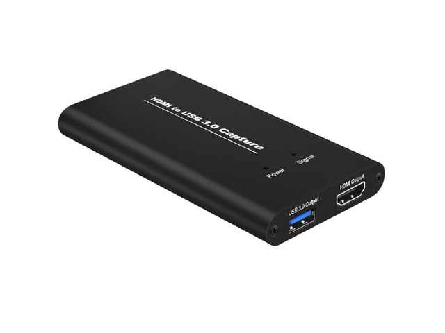 Capture Card USB3.0 HDMI 1080P Video Capture HDMI to USB Video Capture Card Dongle Game Streaming Live Stream Broadcast MicInput
