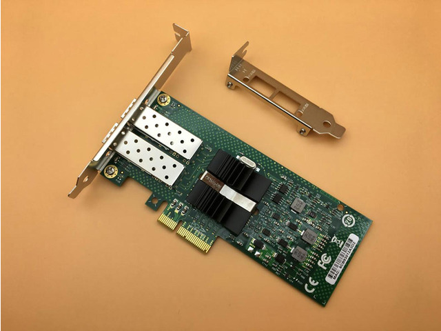 82576 Chipset Dual Port SFP PCI-E X4 Fiber Server Adapter NIC E1G42EF-SFP 1000Mb