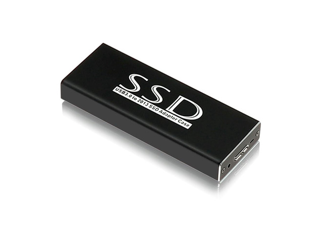 USB3.0 TO SSD Hard Disk Drive HDD Enclosure Adapter External Box SSD Case for 2013 2014 2015 MacBook Air A1465 A1466 A1502
