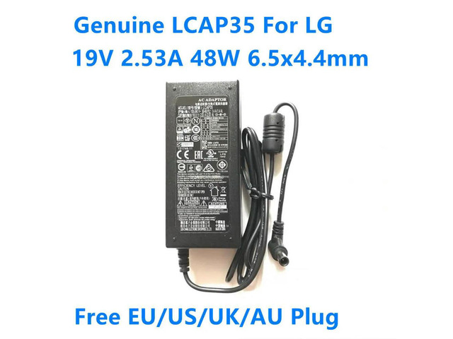 OIAGLH 19V 2.53A 48W LCAP35 DA-48F19 AC Adapter Charger For Monitor A4819_FDY E1945CW IPS224T LCAP21C Power Supply Charger