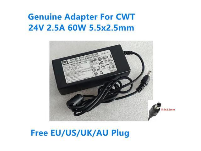 OIAGLH 24V 2.5A 60W 5.5x2.5mm KPL-060M KPL-060M-VI AC Adapter For CWT Power Supply Charger