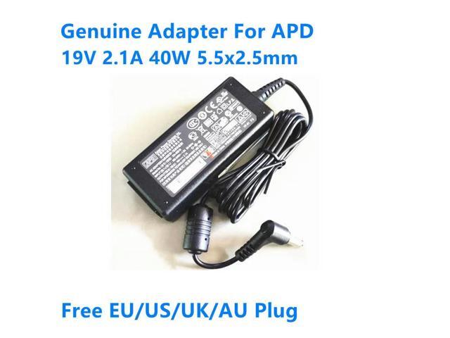 OIAGLH 19V 2.1A 40W 5.5x2.5mm DA-40B19 DA-40A19 AC Adapter For APD Monitor Power Supply Charger