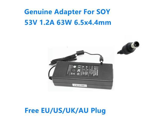 OIAGLH 53V 1.2A 6.5x4.4mm SOY-5300120 AC Adapter For DVR POE Switching Power Supply Charger