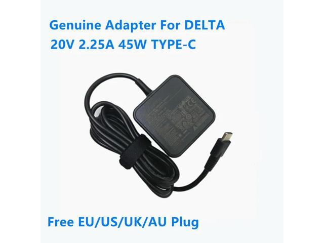 OIAGLH 20V 2.25A 45W TYPE-C USB-C DELTA ADP-45XE B Power Supply AC Adapter For Laptop Charger
