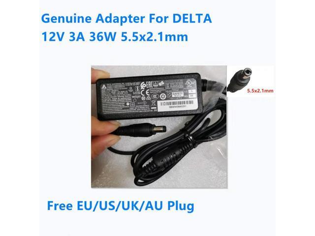 OIAGLH 12V 3A 36W 5.5x2.1mm Delta ADP-36PH B Power Supply AC Adapter For ELO Monitor Charger