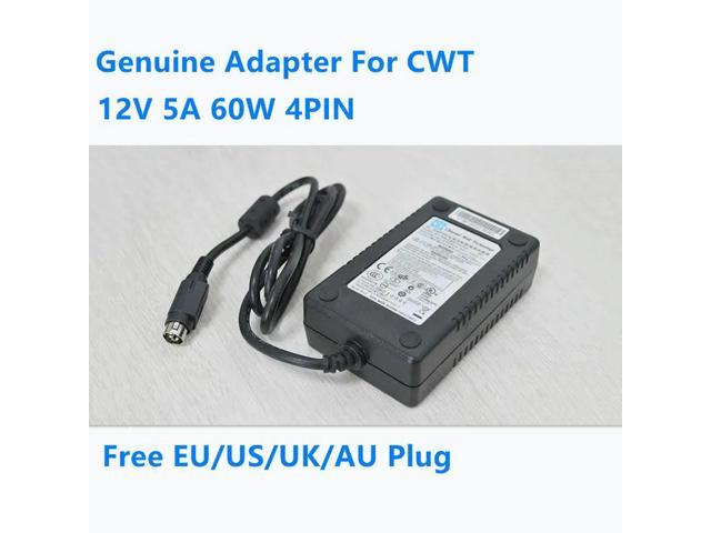 OIAGLH 12V 5A 60W 4PIN CWT PAA060F AC Adapter For POE Power Supply Charger
