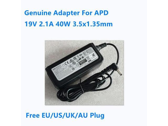 OIAGLH 19V 2.1A 40W 3.5x1.35mm DA-40A19 Power Supply AC Adapter For APD Laptop Charger