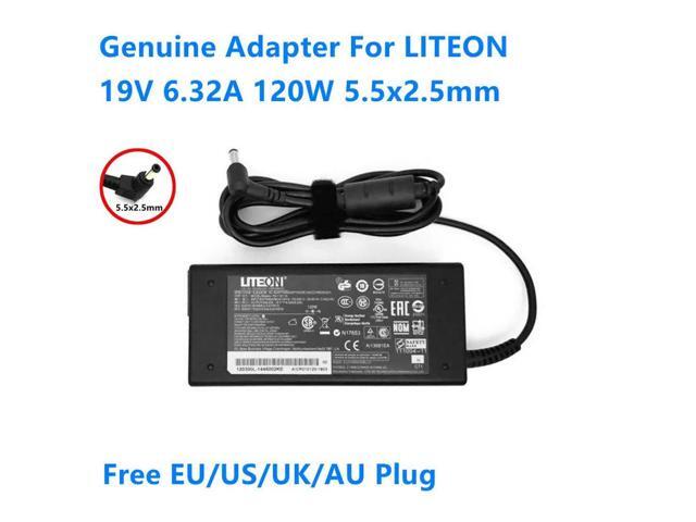 OIAGLH 19V 6.32A 120W 5.5x2.5mm LITEON PA-1121-16 Power Supply AC Adapter For Laptop Charger
