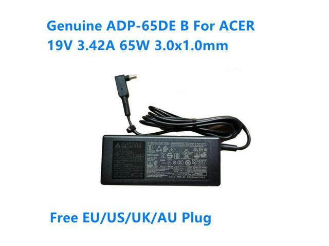 OIAGLH 19V 3.42A 65W 3.0x1.0mm DELTA ADP-65DE B Power Supply AC Adapter For Laptop Charger