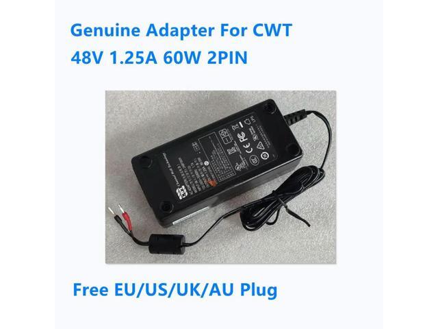 OIAGLH 48V 1.25A 60W 2PIN 2ABF060R AC Power Adapter For CWT Power Supply Charger